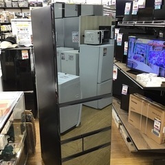 H-64【ご来店頂ける方限定】TOSHIBAのミラーガラストップの5ドア冷凍