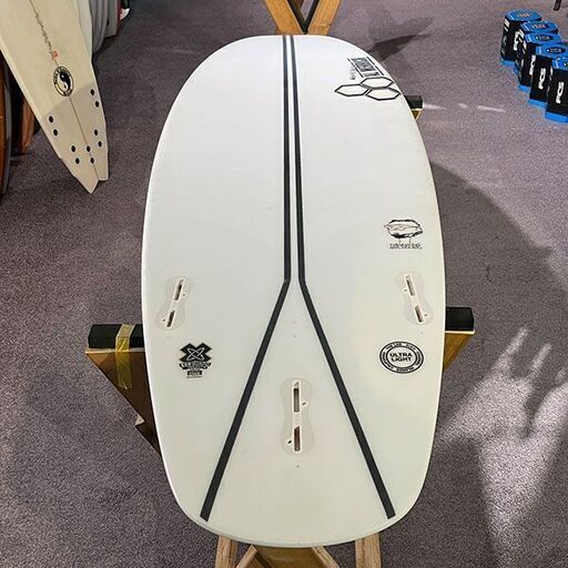 【美品中古】Channel s チャネルアイランズ NECKBEARD3 ROUNDSQUSH ネックベアード３ ラウンドスカッシュテール SPINETEK スパインテック 5’8 29.7Ｌ FCS2 サーフボード ショート アルメリック