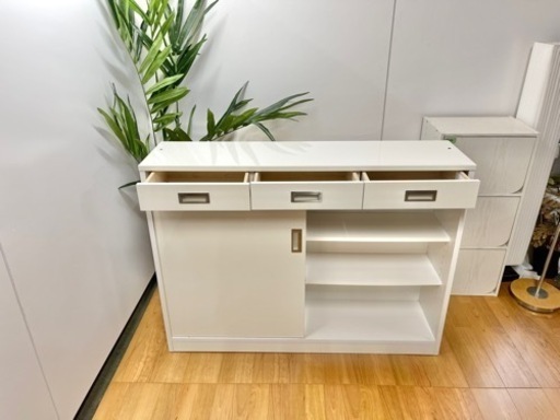 ?激安‼️ホワイトキッチンカウンターレンジカウンター幅120cm?
