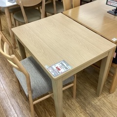 KH-57【新入荷　リサイクル品】ニトリ　コタツデスク　イス付き　ナチュラル