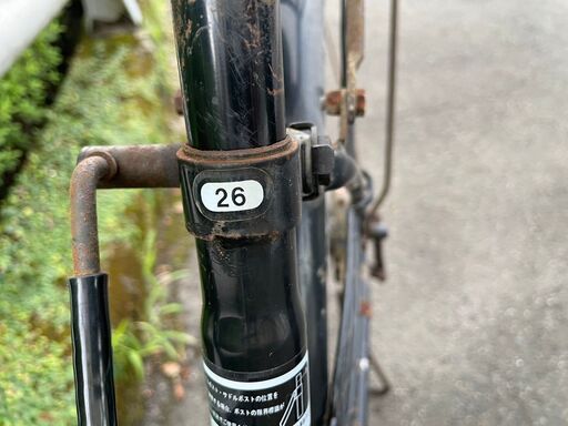 自転車　No.996　ブラック　シティサイクル　26インチ　ママチャリ　【リサイクルショップどりーむ鹿大前店】