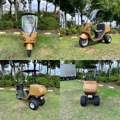 整備済! 即納!! ２ｓｔ ジャイロキャノピー ミニカー登録 オールペイントカスタムの画像