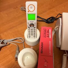 FAX　Sharp UX-F25CW　子機は液晶不全の画像