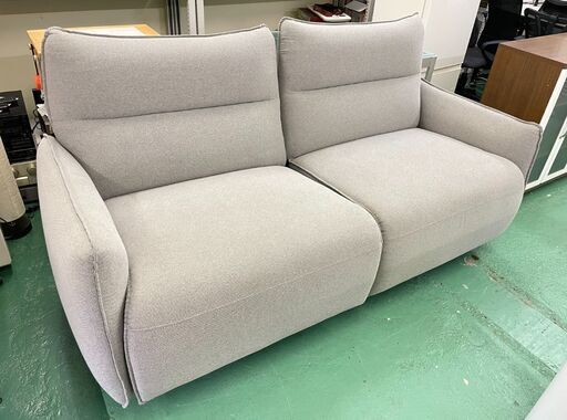 ★電動リクライニングソファ★ 2人掛け 2.5P E-comfort 参考新品価格約19万 静音リクライニング リビング 福島 郡山市 a