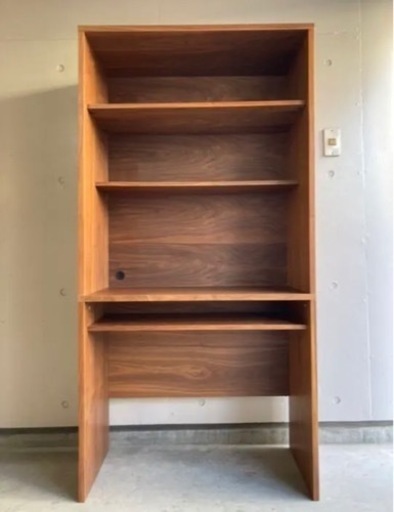 【無印良品】スタッキングキャビネット・デスクユニット・ウォールナット材
