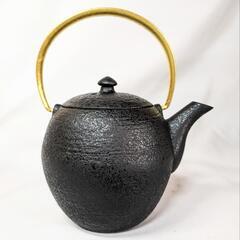 未使用？極美品　 菊地保寿堂 和鉄急須 まゆ 和鉄ポット 奥山清...