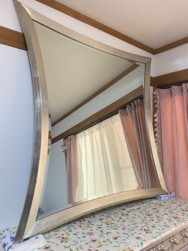 ウォールミラー 壁掛け鏡　アンティーク