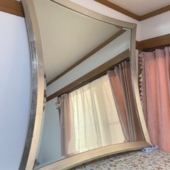 ウォールミラー 壁掛け鏡　アンティーク