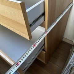 美品です！無印良品製木製タンス差し上げます！の画像