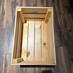 IKEA 収納　木箱の画像