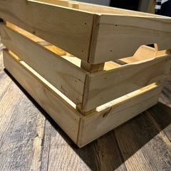 IKEA 収納　木箱の画像