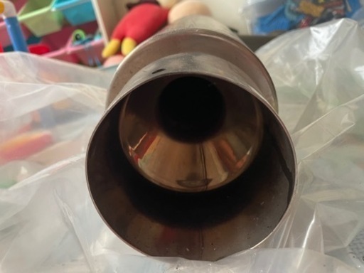 zrr80w ストレートマフラー　リアピース