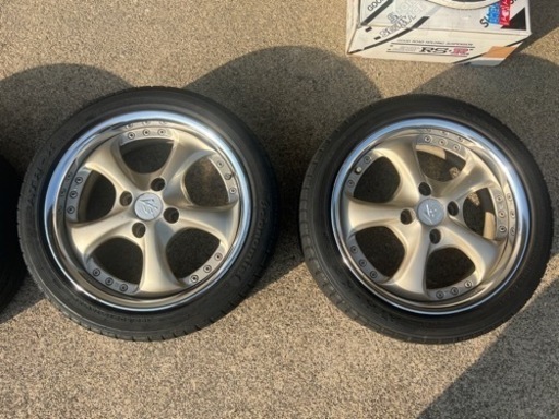 ★交換可能★値下げ可 WORK VSKF15インチ  5.5J 4本※説明文不具合あり