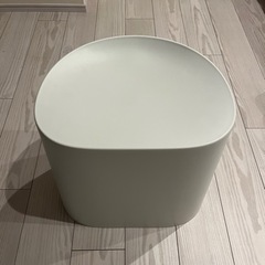 無印良品　ポリプロピレンスタッキングスツール　ライトグレー  