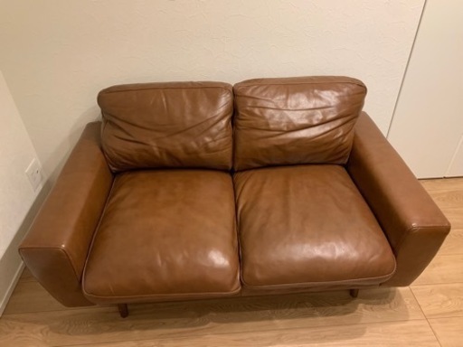unico レザーソファー 本革