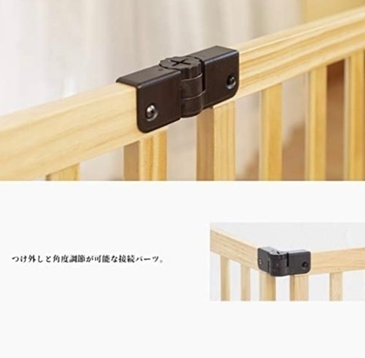 定価2万 ベビーゲート おくだけとおせんぼ　スマートワイド　woody　ブラウン