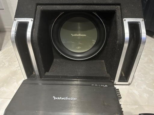 十二型拡声器ラッパTwitterサウンドアンプと配線。
