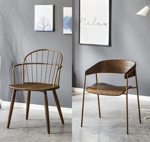 ベルメゾン ダイニングチェア2脚セット クラシカルデザインのウィンザーチェア/曲木チェア