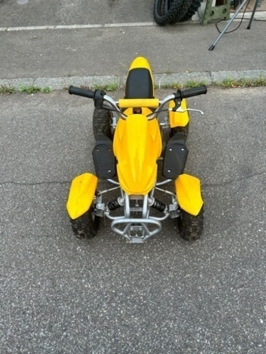 売約済みです。中華バギー　50cc イエロー　エンジン不動