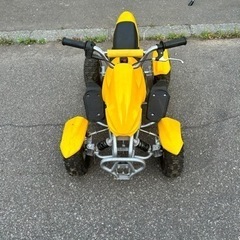 売約済みです。中華バギー　50cc イエロー　エンジン不動