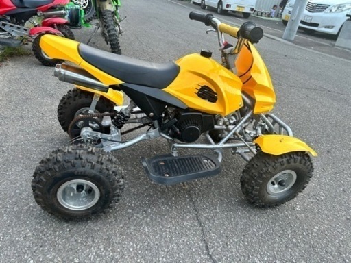売約済みです。中華バギー　50cc イエロー　エンジン不動
