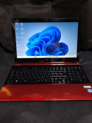 NEC LaVie G タイプS GL255Y/HV PC-GL255YHAV クロスレッド・Core i5 3210M 2.5GHz(2コア/4スレッド)搭載 / HDDは500GB / メモリーは8GB / Win11＆ Office2010インストール済 / 大画面15.6インチWXGA (1366x768)省電力スーパーシャインビューLED液晶搭載/ DVDスーパーマルチドライブ搭載 / ギガビット有線LAN＆無線LAN / Webカメラ / 中古美品