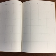 無印良品マンスリーノート☺️【保管品】の画像