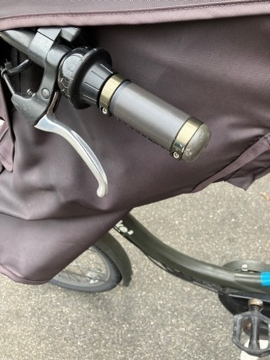 ビッケ　電動自転車　子供　レインカバー付き