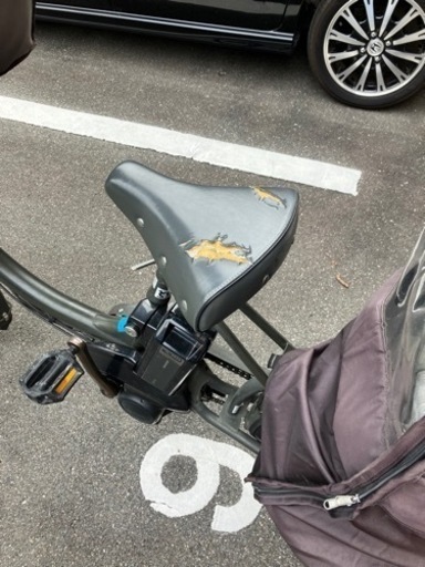 ビッケ　電動自転車　子供　レインカバー付き