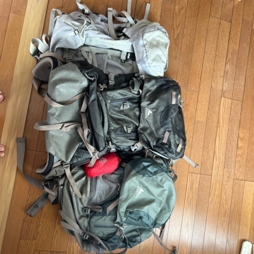 グレゴリー一点、ノースフェイス1点バックパック2点セット