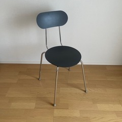 ⭐️無印良品 スチールチェア ダークグレー 定価20100円 スチールチェア・樹脂座（ダークグレー） | 無印良品