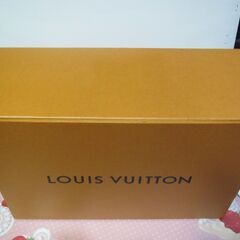 【ルイヴィトン】純正シューズBOX　持ち帰りに使用　小物入れ・インテリアにも使えますの画像