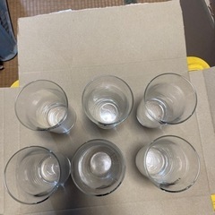昭和レトロ　非売品TRIANGLE  タンブラーグラス　6客の画像