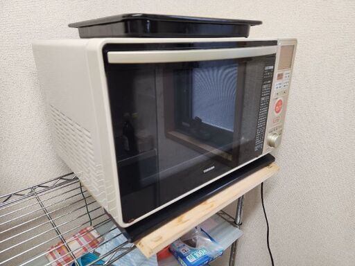 TOSHIBA　オーブンレンジ、パンやお菓子づくり、解凍も２段階