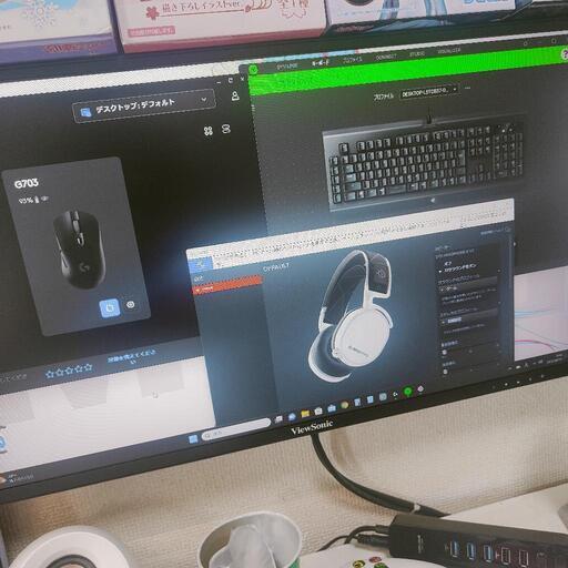 【大特価】ゲーミングデバイスセット Logicool Razer SteelSeries