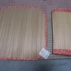い草 ござ 座布団 & い草 枕 ２点 セット （未使用）お譲り...