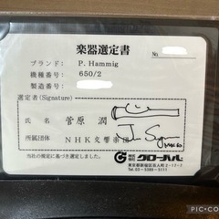 P.Hamming フィリップ ハンミッヒ650/2 選定品の画像