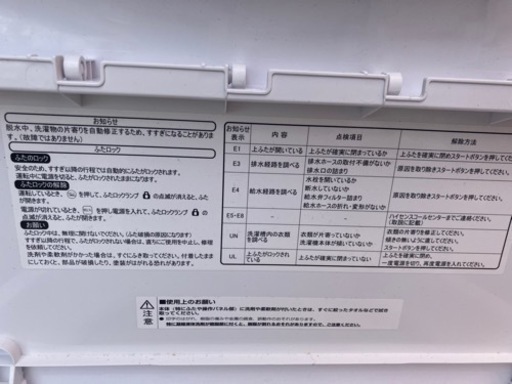 Hisense 4.5 kg 洗濯機2021年