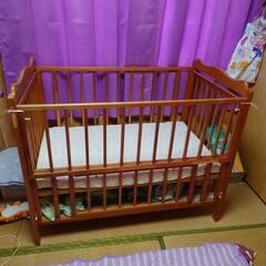 ベビーベッド　値下げします(*´-`)