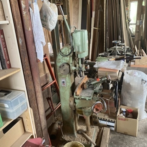 【引取先決まりました！】穴あけ機　手押し機　色々木工工具　お譲りします