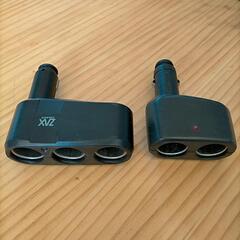 シガーソケット　２連、３連セット（中古）の画像