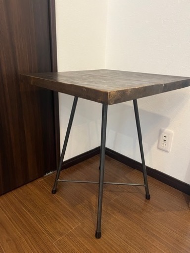 無垢材　square table