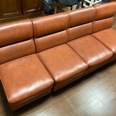 分割式　ソファの画像