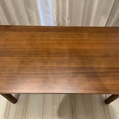 MUJI 木製ミドルテーブル・ウォールナット材の画像