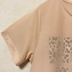 シースルー ロゴTシャツ Lサイズの画像