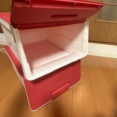 【受渡先決定】収納ボックス/衣装ケース　2個セットの画像