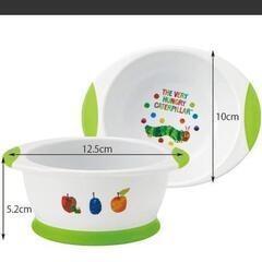 新品 スケーター いないいないばあ プラコップ はらぺこあおむし お茶碗 2点の画像