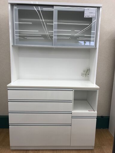 ★ジモティ割あり★ ニトリ 食器棚 白 H200×W119,5×D51 クリーニング済み KJ2595
