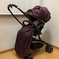 【取引終了】コンビ ベビーカー　メチャカル ハンディ オート4キャス plus エッグショック HF ラセットブラウンの画像
