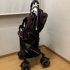 【取引終了】コンビ ベビーカー　メチャカル ハンディ オート4キャス plus エッグショック HF ラセットブラウンの画像